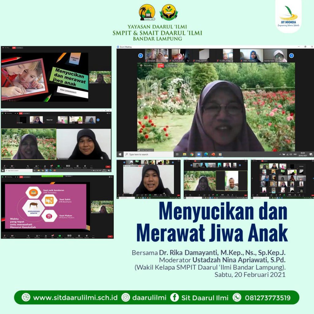 Bagikan Tips Menyucikan dan Merawat Jiwa Anak, SIT Daarul ‘Ilmi Gelar Kajian Rutin