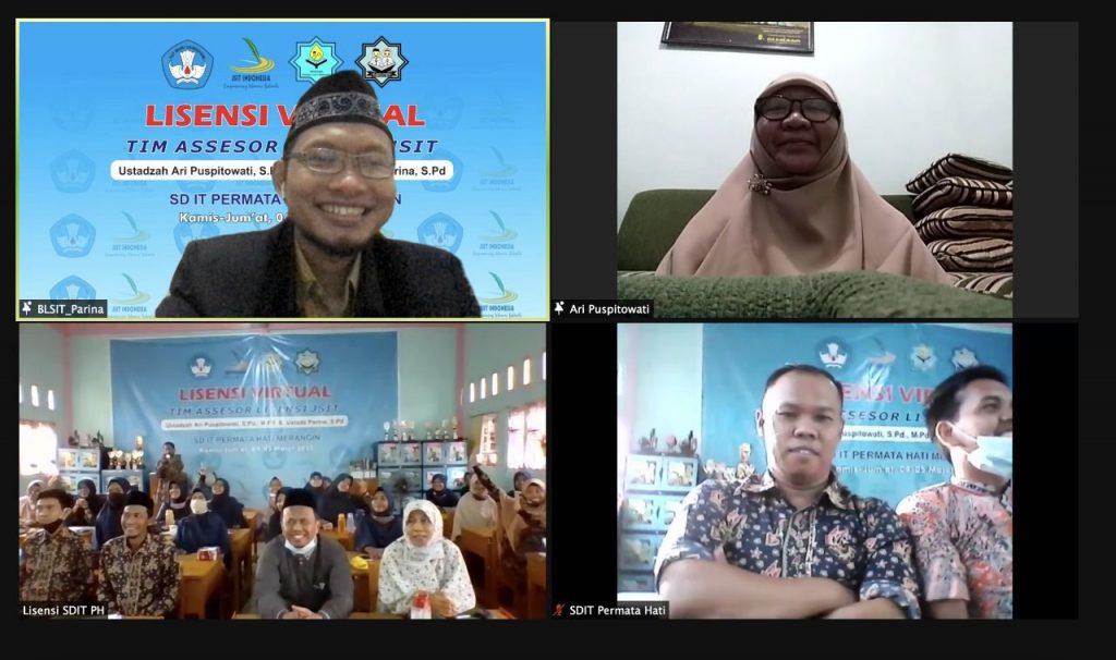 BLSIT JSIT Indonesia Kembali Lakukan Lisensi 12 Sekolah Anggota di Jambi secara Daring